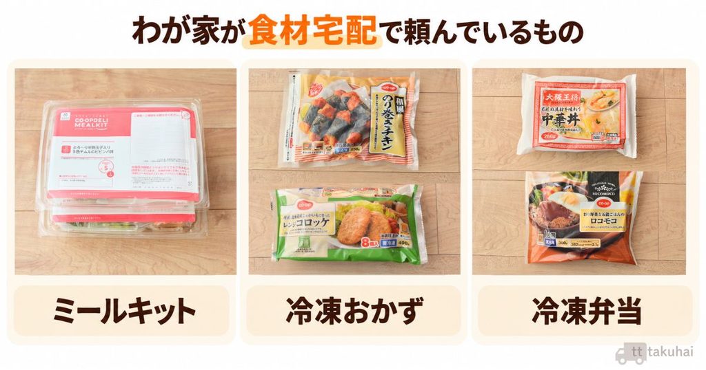 わが家が食材宅配で頼んでいるミールキット・冷凍おかず・冷凍弁当